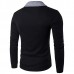 Classic Brief Fashion Neckline Sweatershirt Men’s Single breasted Hit Color Knitting Cardigan Classic Brief Fashion Neckline Sweatershirt Men’s Single breasted Hit Color Knitting Cardigan