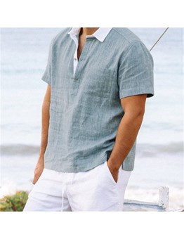 Men's button down polo shirt HE1510-01-03