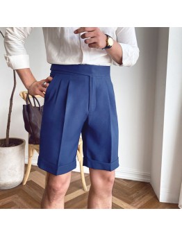 men's linen suit shorts HF0906-01-01