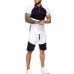 Casual Sports Short Sleeve Set Quick Drying Breathable Fitness Running Sports T Shirts Sports Shorts Loose Short Men Sport Wear Casual Sports Short Sleeve Set Quick Drying Breathable Fitness Running Sports T Shirts Sports Shorts Loose Short Men Sport Wear