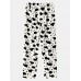 Mens Cows Pattern Thick Elastic Waist Plush Loose Pants Home Sleep Pants Mens Cows Pattern Thick Elastic Waist Plush Loose Pants Home Sleep Pants