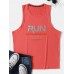 Men Reflective Letters Sleeveless Moisture Wicking Sporty Tank Tops Men Reflective Letters Sleeveless Moisture Wicking Sporty Tank Tops