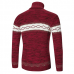 Mens Fashion High Collar Pullovers Wool Color Block Thick Warm Casual Sweaters Mens Fashion High Collar Pullovers Wool Color Block Thick Warm Casual Sweaters