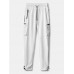 Mens Solid Color Multi Pocket Reflective Drawstring Sport Cargo Jogger Pants Mens Solid Color Multi Pocket Reflective Drawstring Sport Cargo Jogger Pants
