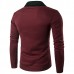 Classic Brief Fashion Neckline Sweatershirt Men’s Single breasted Hit Color Knitting Cardigan Classic Brief Fashion Neckline Sweatershirt Men’s Single breasted Hit Color Knitting Cardigan